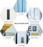 16 Feet Length 0.75 Inch Width Hook and Loop with Strong Self Adhesive Tape Strip Fastener (White) - Image 7